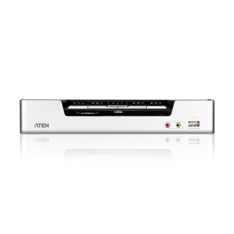 KVMP превключвател, ATEN CS1794, 4-портов, USB, HDMI, Audio, ATEN-CS1794-AT-G