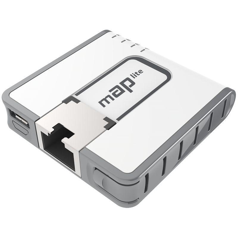Безжичен Access Point MikroTik mAP Lite RBmAPL-2nD, 64MB RAM, 1xLAN 10/100, 802.3af/at-MIKROTIK-RBmAPL-2ND