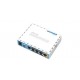 Безжичен Access point MiKrotik HAP RB951UI-2ND, 5 x 10/100 Mbps, PoE, Бял-MIKROTIK-RB951Ui-2ND-HAP