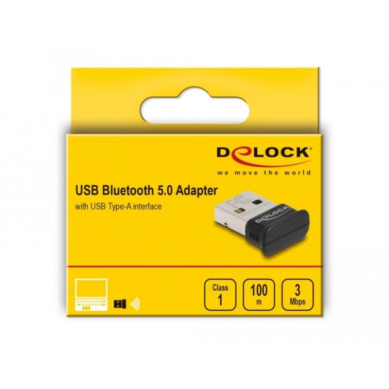 Адаптер Bluetooth Delock 61024 version 5.0, DELOCK-61024