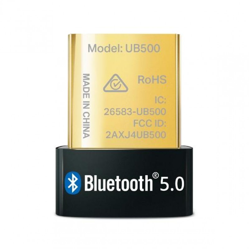 Блутут нано адаптер TP-Link UB500, USB, версия 5.0, TP-TL-BT-UB500