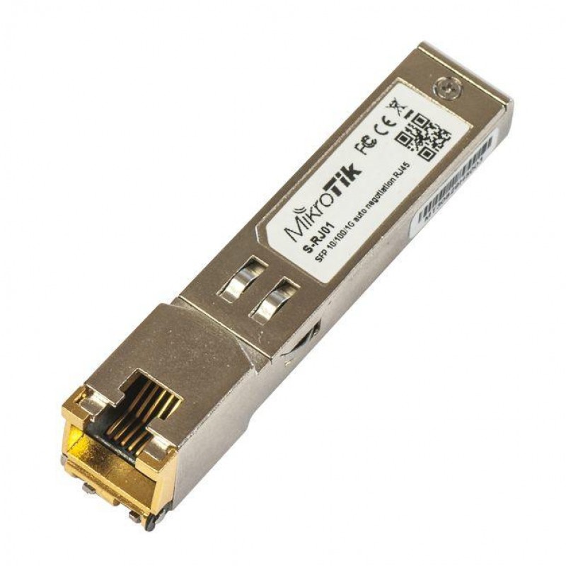 Мрежов комутационен модул Mikrotik S-RJ01, 1.25Gbps, MIKROTIK-SFP-S-RJ01