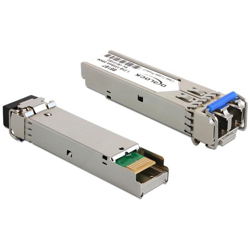 SFP модул DeLock, 1000Base-LX SM, 1310 nm, DELOCK-86187