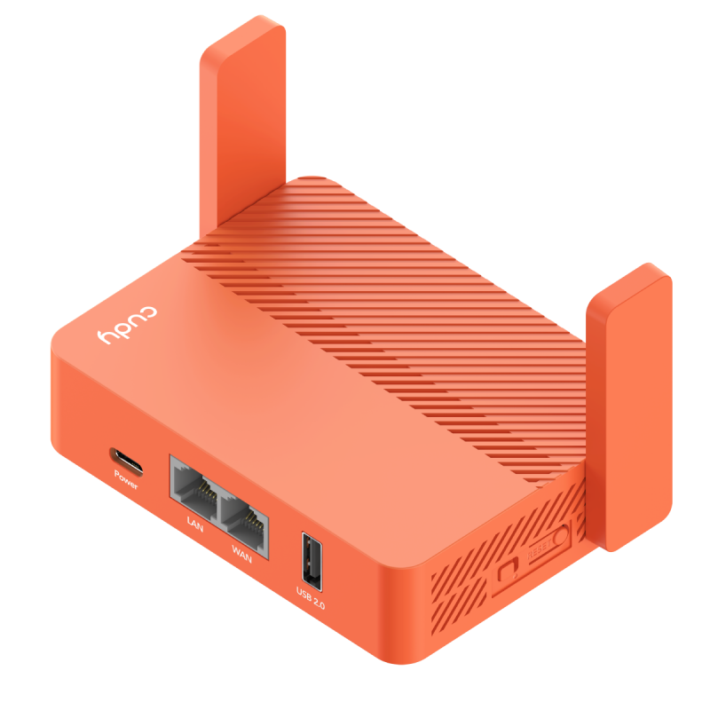 Безжичен рутер CUDY Travel TR1200, AC1200, 2 x 10/100 Mbps, USB3.0, Бял, CUDY-ROUT-TR1200