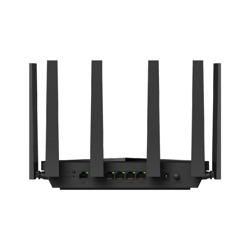 Безжичен рутер Cudy BE6500 2.5Ghz  Gigabit Dual Band Wi-Fi 7, 1x1Gbps WAN порт,4x10/100/1000, 6x5dBi антени, черен