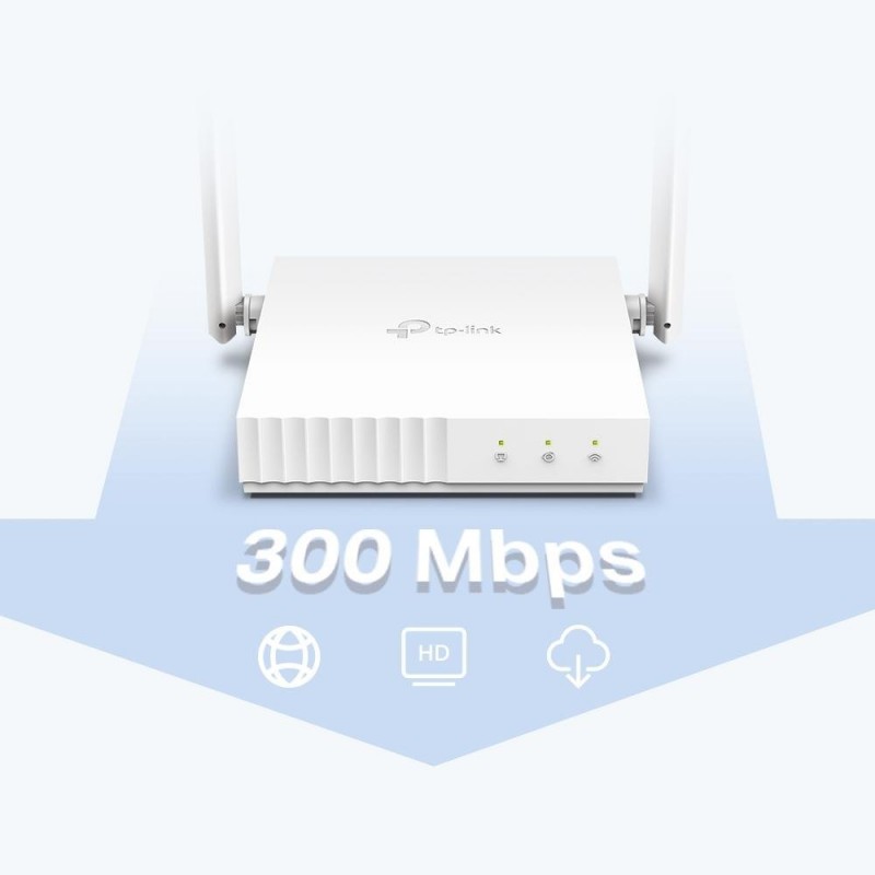 Безжичен рутер TP-LINK TL-WR844N 300Mbps, 5dB антени-TP-TL-WR844N