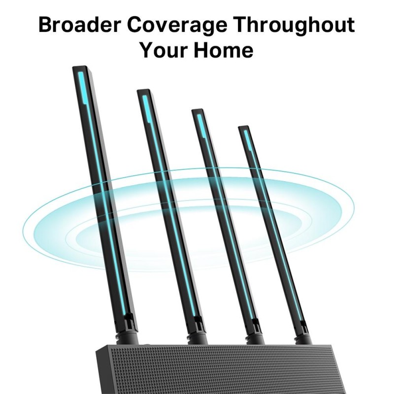Безжичен рутер TP-Link Archer C80 AC1900, Dual band, 4 антени-TP-TL-ARCHER-C80