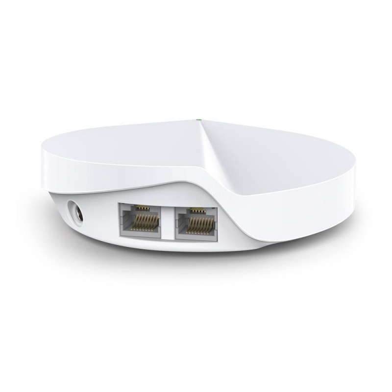 Безжичен рутер TP-Link Deco M5, AC1300, 2.4/5 GHz, 400 -  867 Mbps, Gigabit, (3-pack), TP-TL-DECO-M5-3PACK