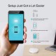 Безжичен рутер TP-Link Deco M5, AC1300, 2.4/5 GHz, 400 -  867 Mbps, Gigabit, (3-pack), TP-TL-DECO-M5-3PACK