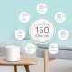 Безжичен рутер TP-Link Deco X60 V2, AX3000, 2.4/5 GHz, 574 -  2402 Mbps, Gigabit, TP-TL-DECO-X60-1PACK