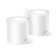Меш система TP-Link Deco X10 Wi-Fi 6 AX1500 - 2бр, TP-TL-DECO-X10-2PACK