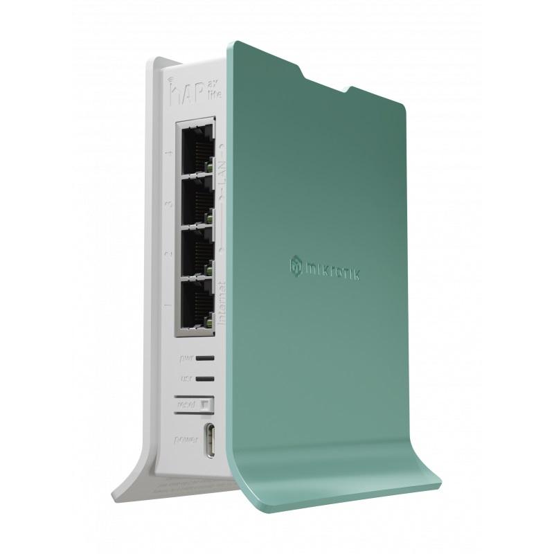 Рутер MikroTik hAP ax lite L41G-2axD, CPU 1GHz, 2.4GHz, 4x10/100/1000, WiFi, MIKROTIK-L41G-2axD-HAP
