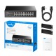 Суич Cudy GS1016, 16 портов, 10/100/100, Auto-MDI/MDIX, за 19 rack, CUDY-SWITCH-GS1016