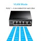 Суич Cudy GS105, 5 портов, 10/100/1000, Auto-MDI/MDIX, CUDY-SWITCH-GS105