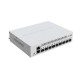 Суич MikroTik CRS310-1G-5S-4S+IN, L3 Gigabit Ethernet (10/100/1000), Захранване по Ethernet (PoE) 1U