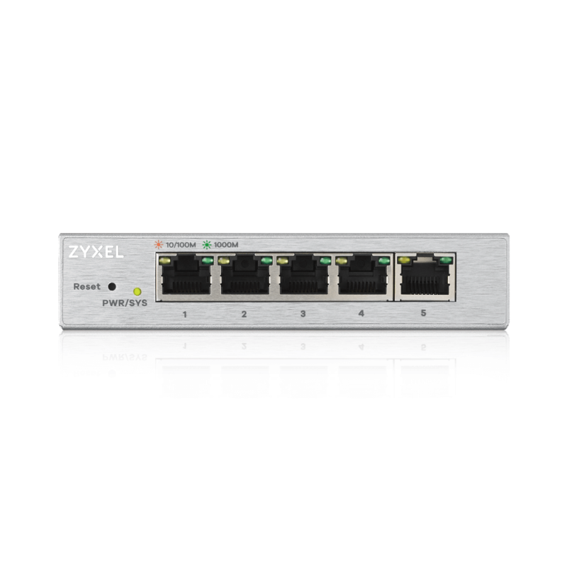 Суич ZyXEL GS-1200-8, 8 портов, Gigabit, webmanaged-GS-1200-8-EU0101F