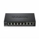 Суич D-Link DGS-108/E, 8 портов, 10/100/1000, Gigabit, метален корпус-DGS-108/E