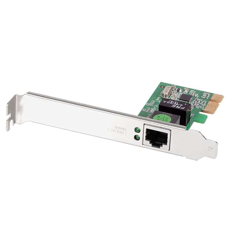 Мрежова карта EDIMAX EN-9260TX-E, PCI-ex, 10/100/1000 Gigabit Ethernet, low profile-EN-9260TX-E