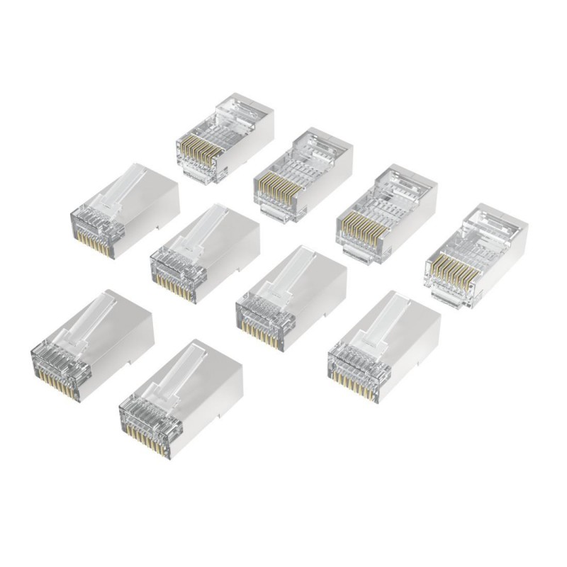 HAMA Накрайник RJ45, CAT 6a, 10 Gbit/s, екраниран, 10 бр., HAMA-200772