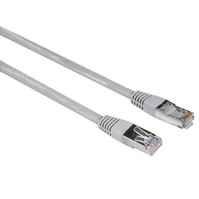 Мрежов кабел HAMA CAT 5e, F/UTP, RJ-45 - RJ-45, 30 m, Сив, Булк, HAMA-200921