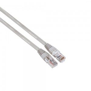 Мрежов кабел HAMA, CAT 5e, FTP/UTP, RJ-45 - RJ-45, 1.5 м, екраниран, сив, булк опаковка