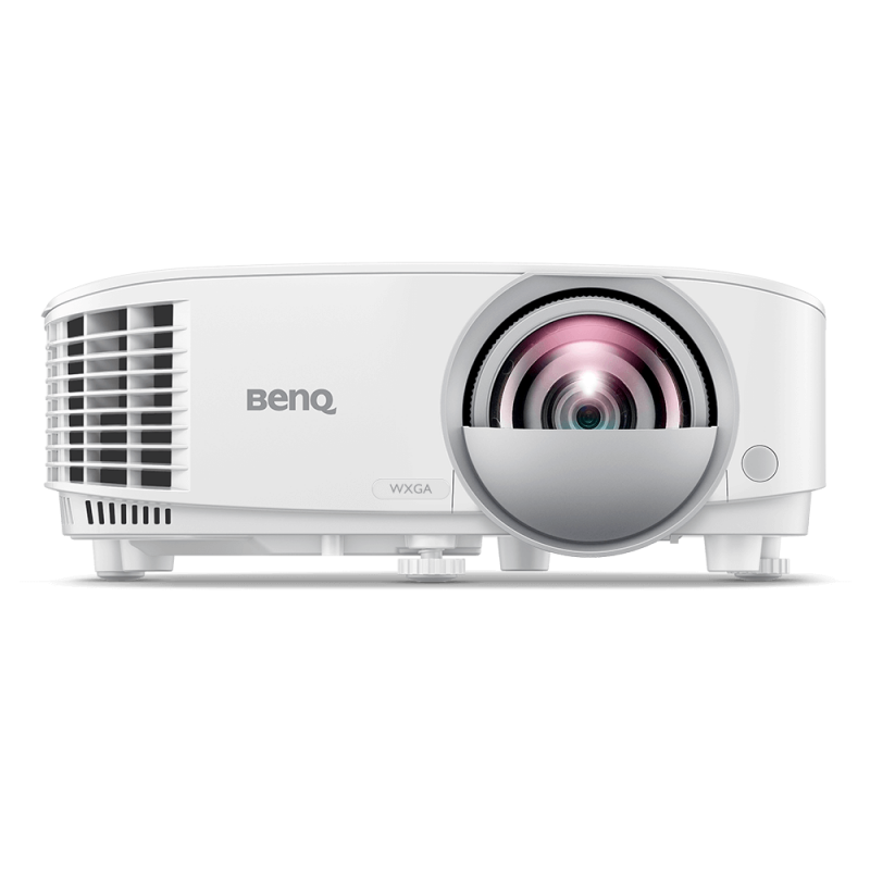 Видеопроектор BenQ MW809STH, DLP, WXGA, 3600 ANSI, 22 000:1, Късофокусен, бял, BENQ-PROJ-MW809STH