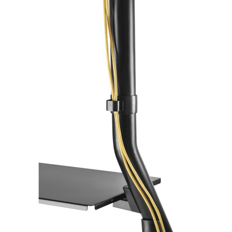 Мобилна стойка за TV HAMA Trolley, 254 см (100"), 1000x600, черна, HAMA-220875