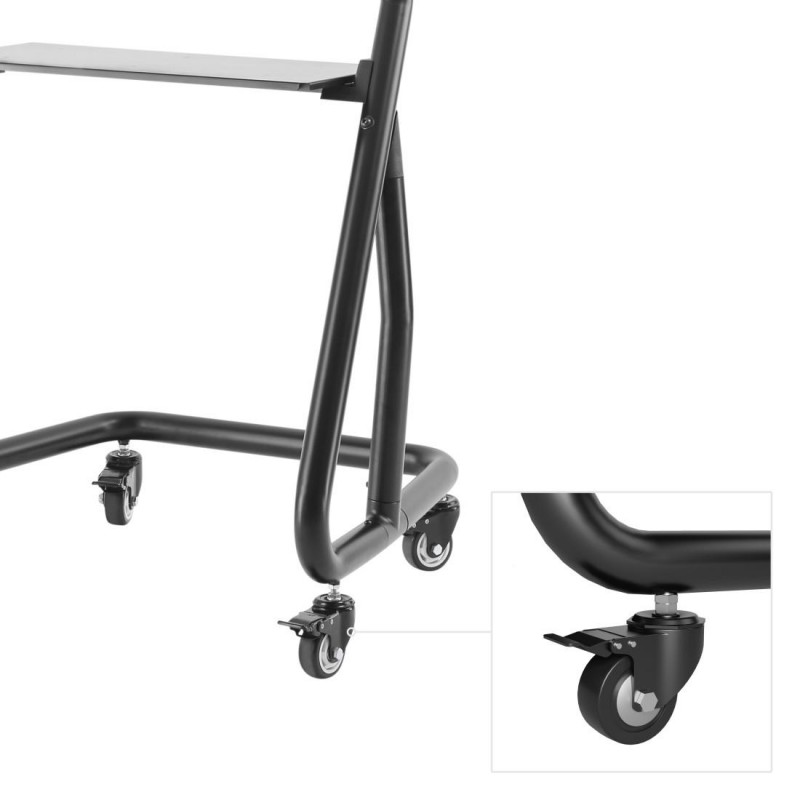 Мобилна стойка за TV HAMA Trolley, 254 см (100"), 1000x600, черна, HAMA-220875