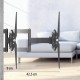 Стенна стойка Fullmotion TV, 32-65", регулируема, черна, HAMA-220829
