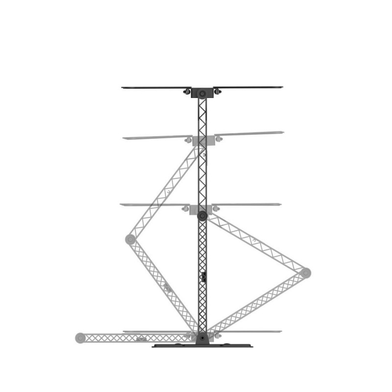 Стенна стойка за OLED TV FULLMOTION, 400x400, 165 см (65"), изключително дълго рамо, HAMA-220853