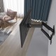 Стенна стойка за OLED TV FULLMOTION, 400x400, 165 см (65"), изключително дълго рамо, HAMA-220853