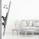 Стенна стойка за TV, 19-46", 200x200, до 25кг, черна, HAMA-220804