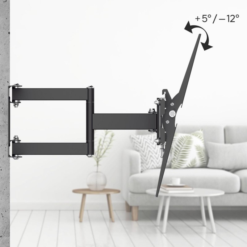 Стенна стойка за TV, Fullmotion, 122 cm (48"), 2 рамена, до 20 кг, HAMA-220822