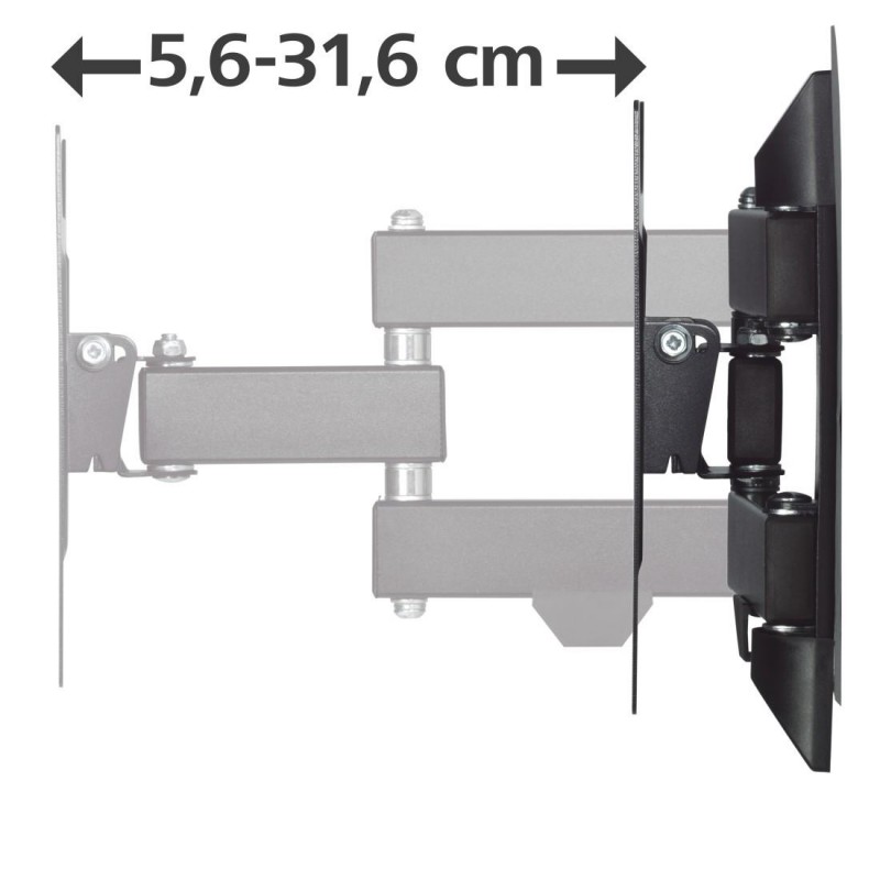 Стенна стойка за TV, Fullmotion, 122 cm (48"), 2 рамена, до 20 кг, HAMA-220822