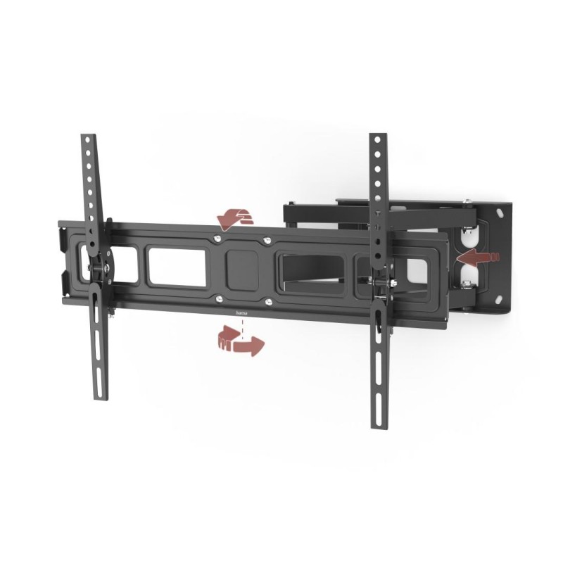 Стенна стойка за TV HAMA, 216 см (85”), до 50 кг, въртяща се, накланяща се, издърпваща се