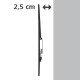 Стенна стойка за TV HAMA, 75", 191 cm, до 40 кг, HAMA-220811