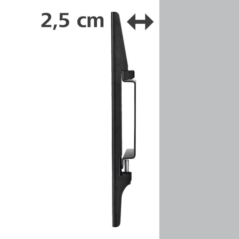 Стенна стойка за TV HAMA, Фиксирана, 19"-46", 25 кг, 3 звезди, Черна, HAMA-220803