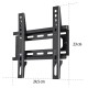 Стенна стойка за TV HAMA, Фиксирана, 19"-46", 25 кг, 3 звезди, Черна, HAMA-220803
