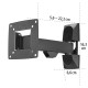 Стенна стойка за TV HAMA, Fullmotion,10-26",1 рамo,100x100,макс.15 кг, HAMA-220820