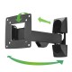 Стенна стойка за TV HAMA, Fullmotion,10-26",1 рамo,100x100,макс.15 кг, HAMA-220820