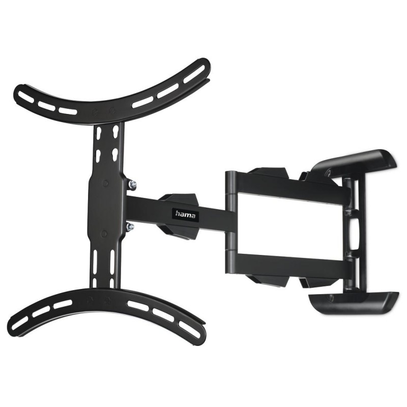 Стенна стойка за TV HAMA, Fullmotion, 2 рамена,черна, 65",400х400, до 25кг, HAMA-220841