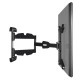 Стенна стойка за TV HAMA, Fullmotion, 2 рамена,черна, 65",400х400, до 25кг, HAMA-220841