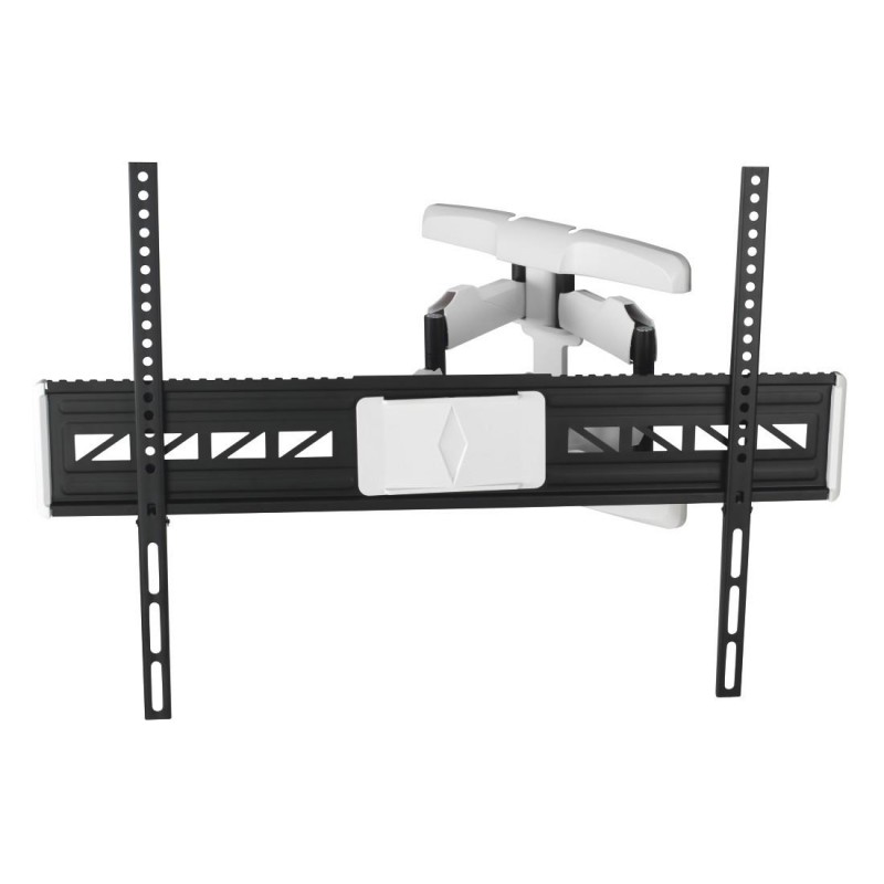 Стенна стойка за TV HAMA, Регулируема, 46"-90", до 75 кг, Черен/Бял, HAMA-220838