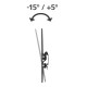 Стенна стойка за TV, HAMA Tilt, 165 см, 75", до 60кг, HAMA-220816