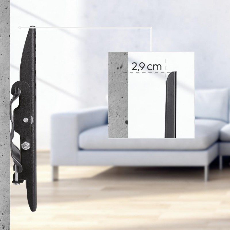 Стенна стойка за TV, TILT, 122см, 48", 1 звезда,200х200, черна, HAMA-220806
