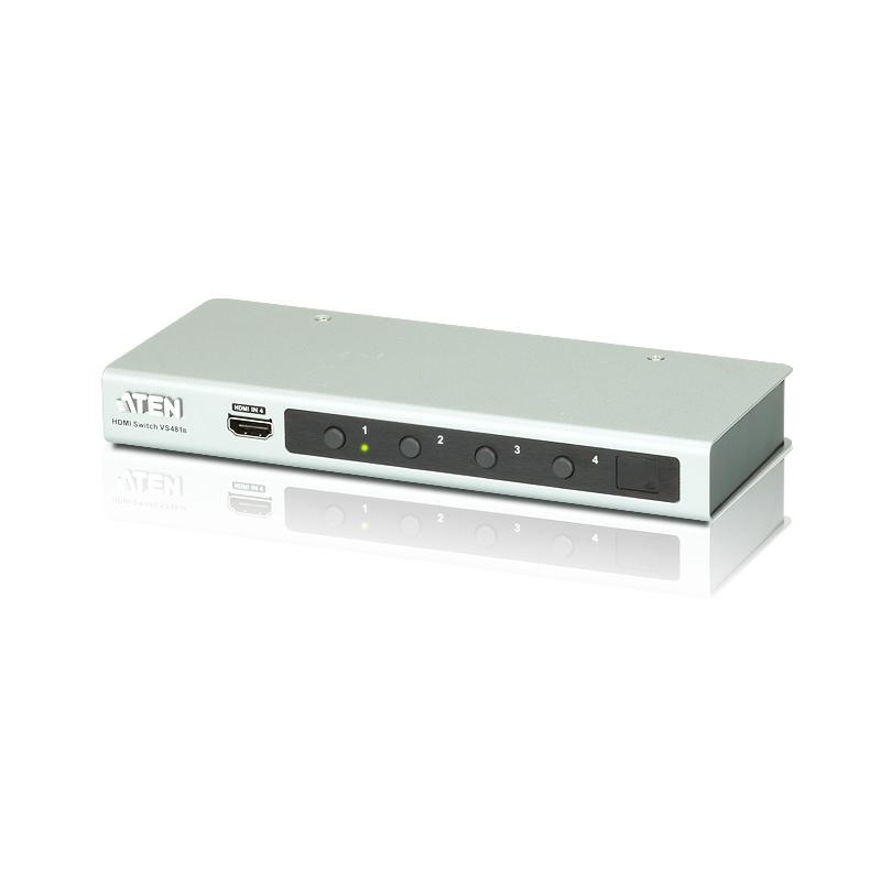 HDMI превключвател ATEN VS481B, 4-портов 4K, ATEN-VS481B-AT-G