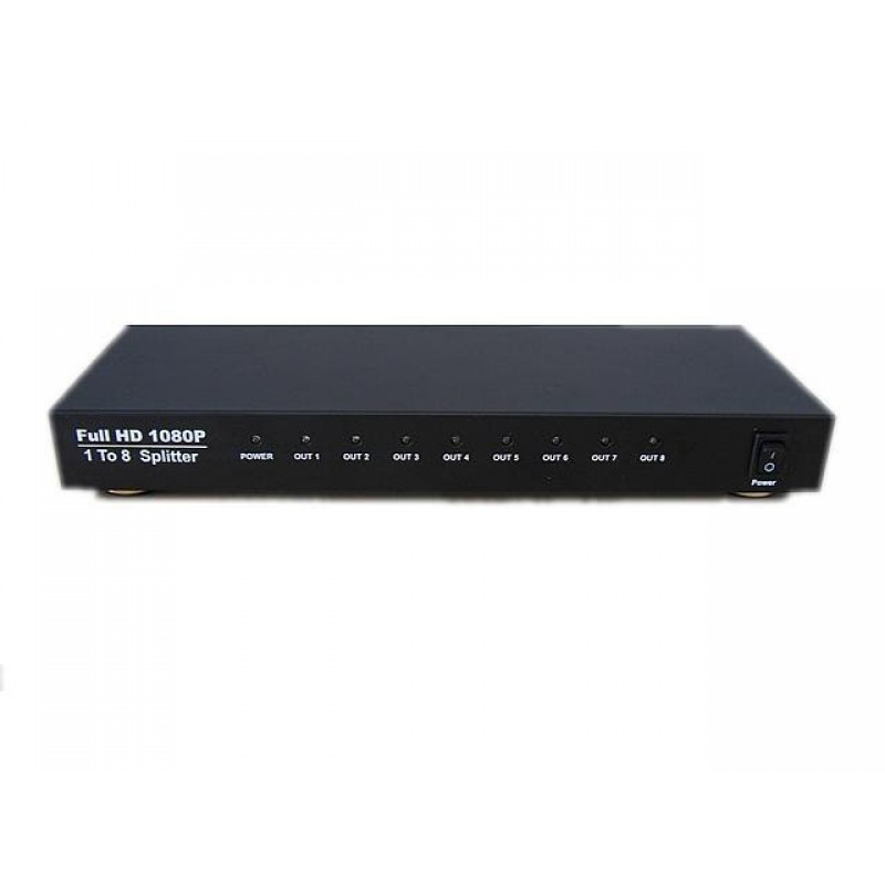 HDMI сплитер ESTILLO HDSP0008M1, 1/8, 4K/60Hz-EST-HDMI-SPLITTER-1-8-4K