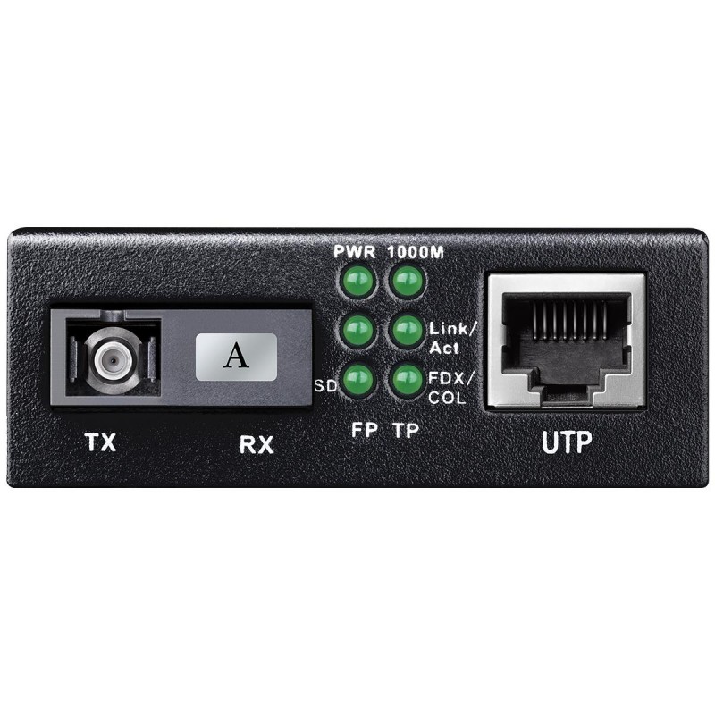 Медиен конвертор Cudy MC100GSB-20A, RJ-45, SC fiber port, 20 km, CUDY-CONV-MC100GSB-20A