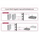 Превключвател Delock 87673, Ръчен, 2 x RJ45 порта, 10 Gbps, DELOCK-87673