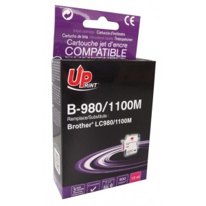 Мастилница INKTEC, Brother LC1100M/980M/67M/65M/61M/38M, Червен